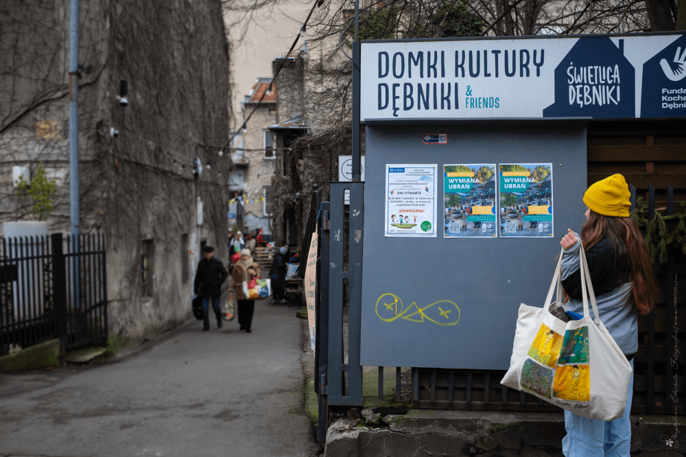 Sąsiedzka wymiana ubrań na Dębnikach 